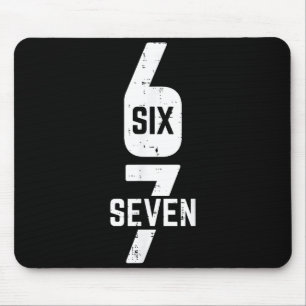 67 Costume Six Seven Meme Number 6 7 On It Men Wom Mouse Mat
