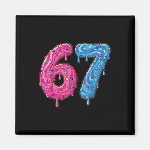 67 Costume Six Seven Meme Number 6 7 On It Youth T Magnet