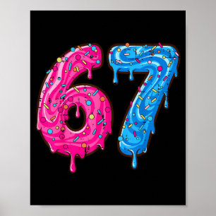 67 Costume Six Seven Meme Number 6 7 On It Youth T Poster