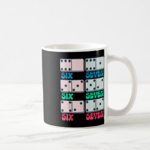 67 Counting Dominos Blocks Mathematics Teacher Vin Coffee Mug