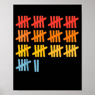 67 Counting Math Teacher Mathematics 67th Number  Poster