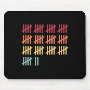 67 Counting Math Teacher Mathematics 67th Number V Mouse Mat