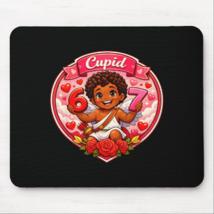 67 Cupid African American Valentine Meme Trend  Mouse Mat