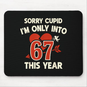 67 Cupid Valentine Meme, Funny Anti-valentine Grap Mouse Mat