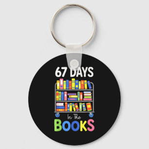 67 Days In The Books Reading Librarian Teacher Sch Key Ring