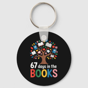 67 Days In The Books Reading Teacher 67th Day Of S Key Ring
