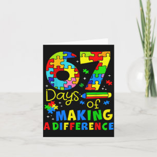 67 Days Of Making A Difference Funny Teacher Stude Card