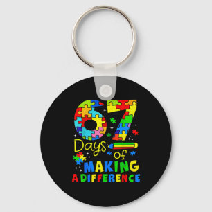 67 Days Of Making A Difference Funny Teacher Stude Key Ring