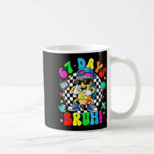 67 Days Of School Funny 67 Days Bruh Dabbing Teach Coffee Mug