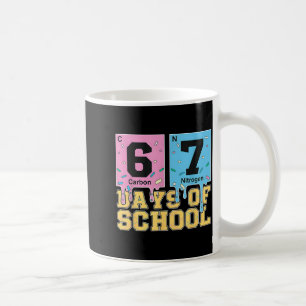 67 Days Of School Funny 6 7 Teacher Science Period Coffee Mug