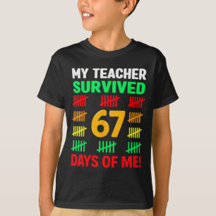 67 Days Of School Kids 67 Shirt Boys 6 7 Shirt Boy