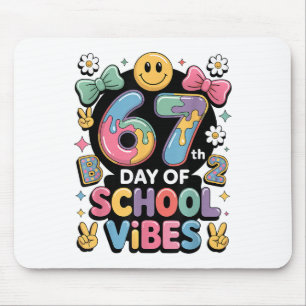 67 Days Of School Meme100th Day Of School Vibes Pi Mouse Mat
