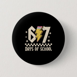 67 Days Of School Meme Slang Abcd Rock Boys Girls 6 Cm Round Badge