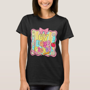 67 Days Of School Preppy 67th Day Of School Teache T-Shirt