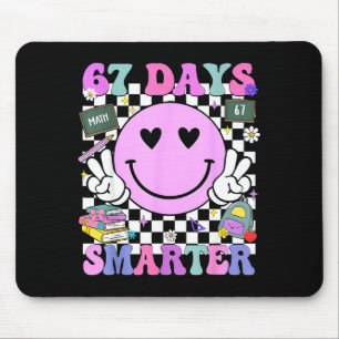 67 Days Smarter 67th Day Of School 6 7 Meme Teache Mouse Mat