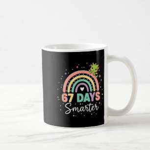 67 Days Smarter Funny Dragon Rainbow Kids 67 Meme  Coffee Mug
