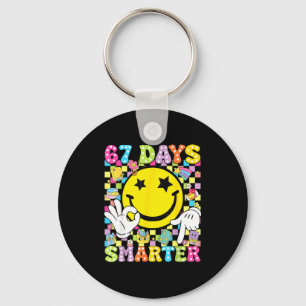 67 Days Smarter Funny Six Seven 67 Meme Teacher St Key Ring