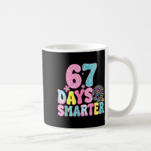 67 Days Smarter Rainbow Back To School Teacher Kid Coffee Mug
