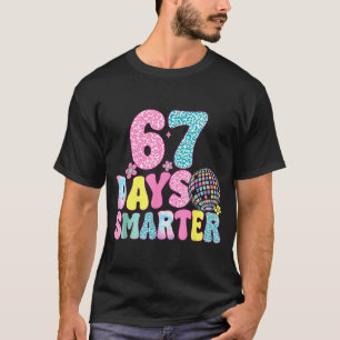 67 Days Smarter Rainbow Back To School Teacher Kid T-Shirt
