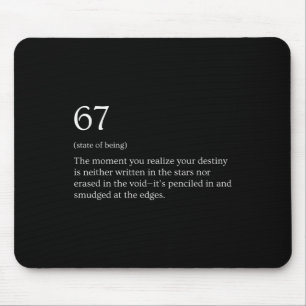 67 Definition Meme _1  Mouse Mat