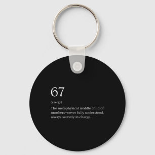 67 Definition Meme _2 Key Ring