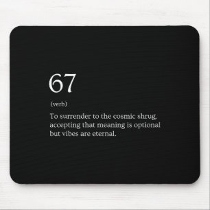 67 Definition Meme Mouse Mat