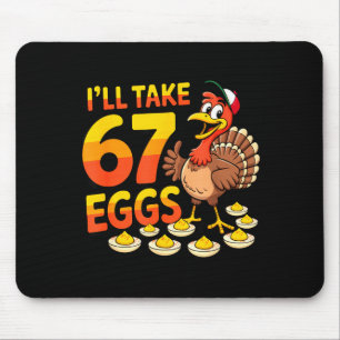 67 Deviled Eggs Lovers Thanksgiving Turkey 67 Funn Mouse Mat