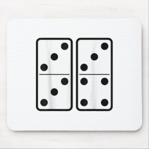 67 Domino Six Seven Tiles Meme Retro Gamer Vintage Mouse Mat