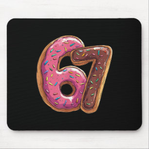 67 Donut Six Seven Gen Alpha Slang Meme Mouse Mat