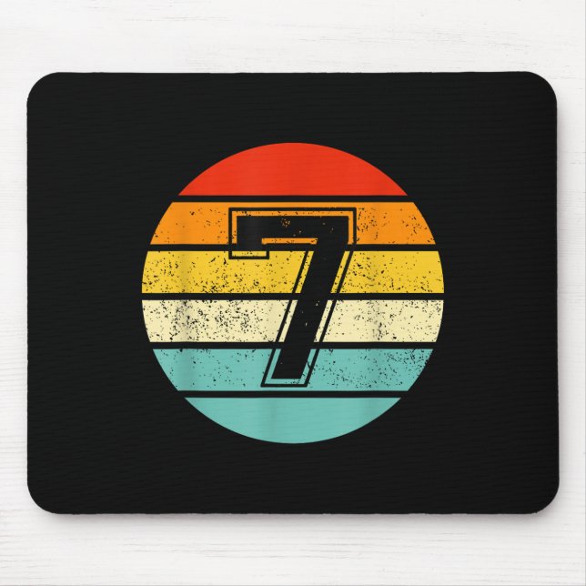 67 Drip Meme Funny 6 7 Costume Couple Retro  Mouse Mat (Front)
