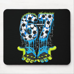 67 Drip Soccer Gen Alpha Slang Six Seven Meme  Mouse Mat
