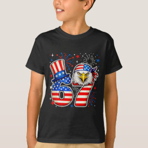 67 Eagle 4th of July Men Fireworks Patriotic Men T-Shirt