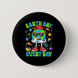 67 earth day everyday 6 7 bruh earth six seven boy cm round badge
