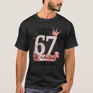 67 & Fabulous I Rose And White Party Group Candid T-Shirt