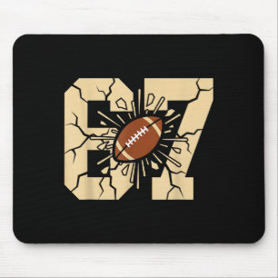 67 Football Six Seven 6 7 Meme - Funny 6-7 Drip Am Mouse Mat