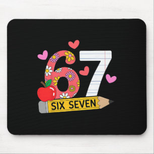 67 For Teachers 67 Teacher Six Seven Mouse Mat