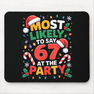 67 Funny Christmas Meme Most Likely To Say 67 At T Mouse Mat