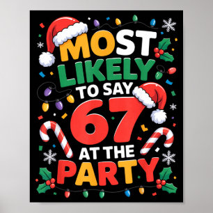 67 Funny Christmas Meme Most Likely To Say 67 At T Poster