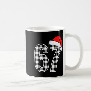 67 Funny Christmas Plaid Kids Xmas 6 7 Coffee Mug