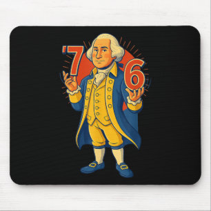 67 Funny George Washington Meme Six Seven Gen Alph Mouse Mat
