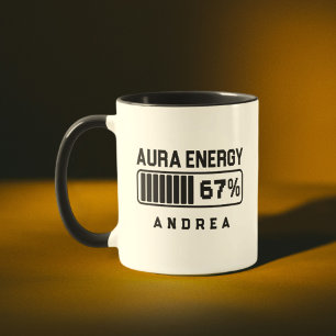 67 Funny Meme Aura Energy at 67 Six Seven Meme Gen Mug