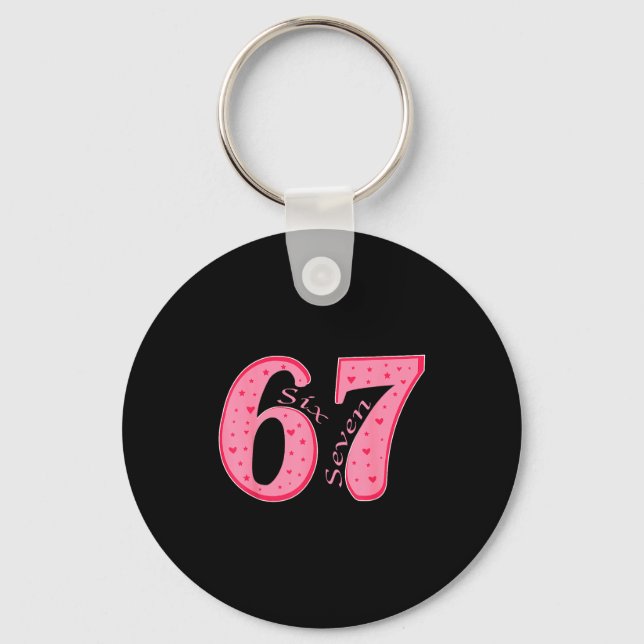 67 Funny Meme Couple Saint Valentine  Key Ring (Front)