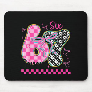 67 Funny Meme Filled With Hearts Six Seven Valenti Mouse Mat
