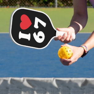 67 Funny Meme I Love Six Seven 67th Birthday Pickleball Paddle