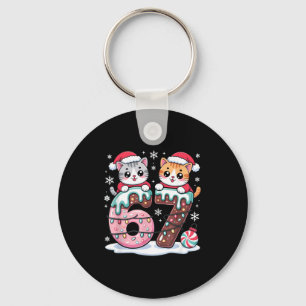 67 Funny Meme Kawaii Cats Christmas Ice Cream Drip Key Ring