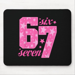 67 Funny Meme Pink Girl  Mouse Mat