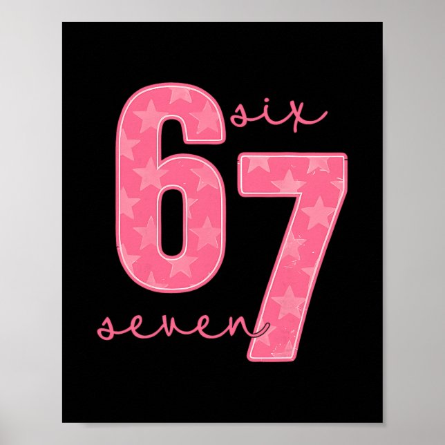 67 Funny Meme  Poster (Front)