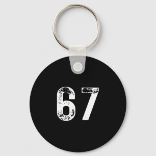 67 - Funny Meme Pullover Hoodie Key Ring