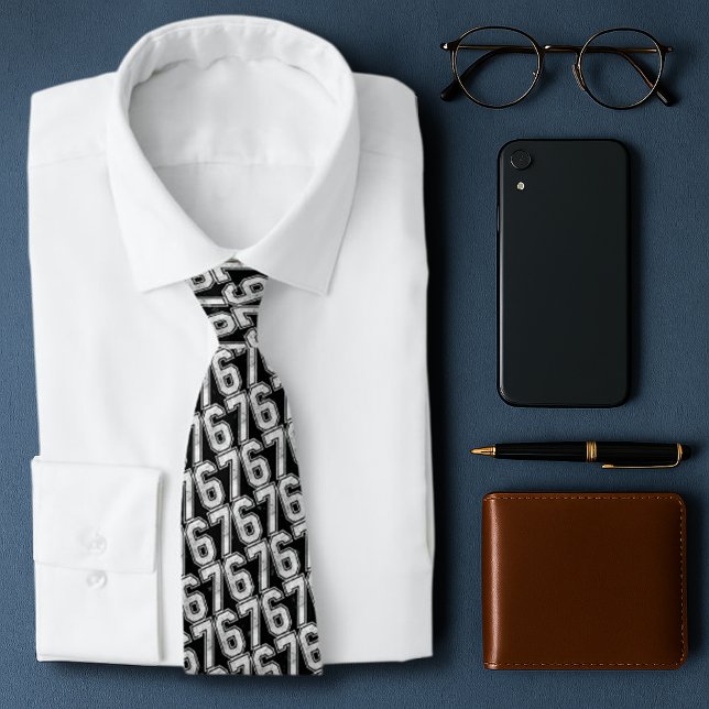 67 Funny Meme Six Seven Gen Alpha Tie (Creator Uploaded)