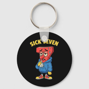 67 Funny Men Women Six Seven Humor Meme Brainrot S Key Ring